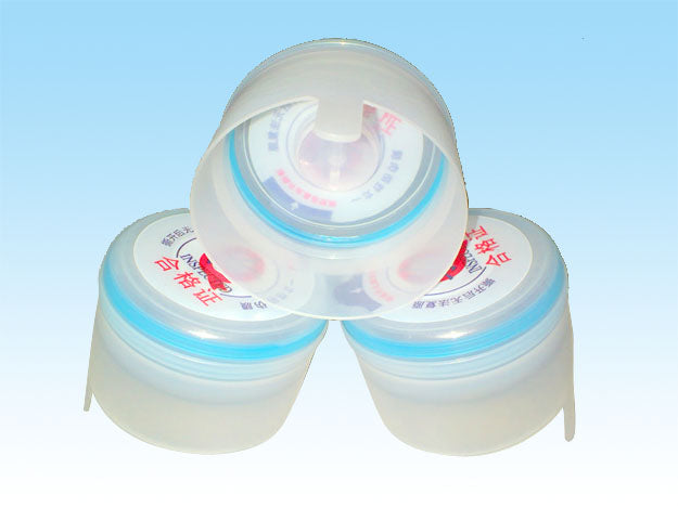 Dual-Color Disposable Cap without Tear-Off Edge | Gallon Seal Cap