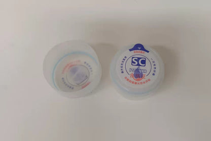 Dual-Color Flat Disposable Cap without Tear-Off Edge | Gallon Seal Cap