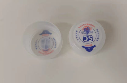 Dual-Color Flat Disposable Cap without Tear-Off Edge | Gallon Seal Cap